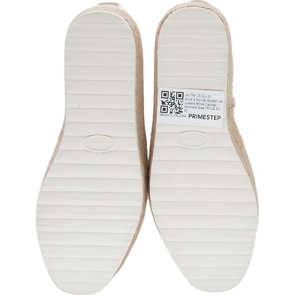 Dr. Scholl's Sunray White Canvas Espadrille Loafers Slip-On US 7M EU 37 - Picture 6 of 6